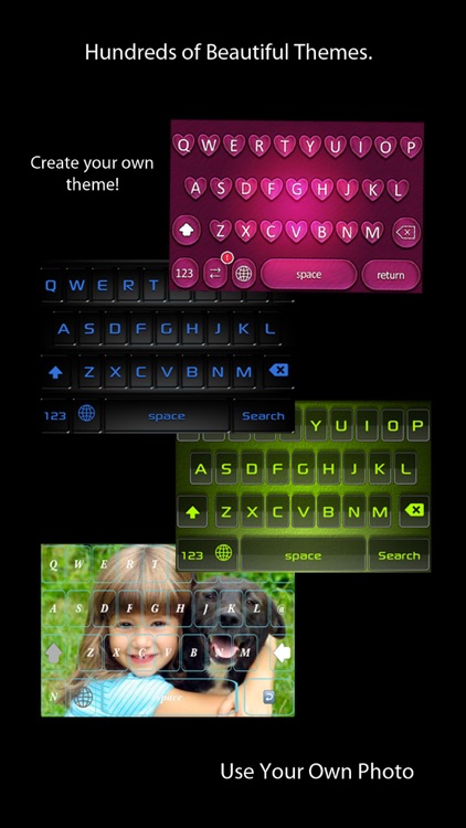 Keyboard Themes: Custom colors, cool fonts, and personalize new backgrounds for iPhone, iPad, iPod