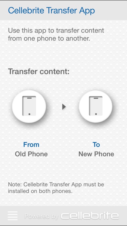 Cellebrite Transfer App