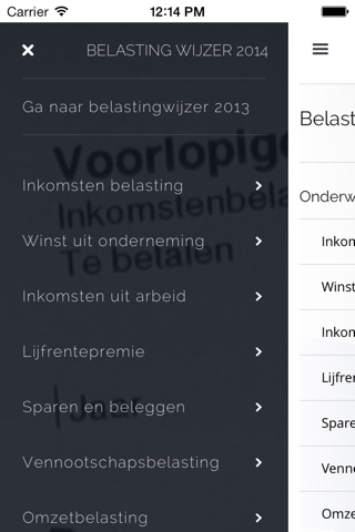 Belastingen - Vrijstellingen, Aftrekposten en Tarieven screenshot 3