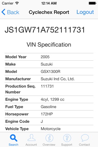 Cyclechex Motorcycle Report screenshot 4