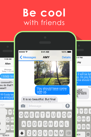 Cool Fonts Keyboard for iOS 8 - better fonts and cool text keyboard for iPhone, iPad, iPod screenshot 4