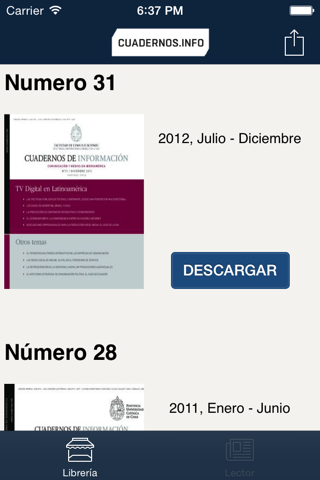 Cuadernos de Información screenshot 3