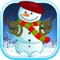 A Frozen Snowman Ring Toss - Fun Christmas Throwing Challenge- Pro