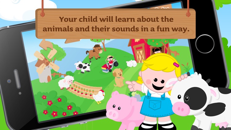 Happy Farm - Learn the animal sounds. screenshot-0