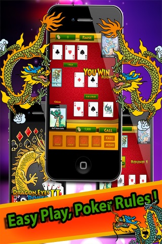 Dragon Eyes Poker II Pro – The World Class Big Bet Texas Holdem Poker Game to Play screenshot 2