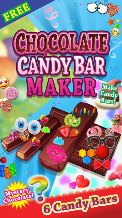 Chocolate Candy Bar Food Maker Game - Make, Decorate & Eat Yummy Chocolates Free Chef Games screenshot-0