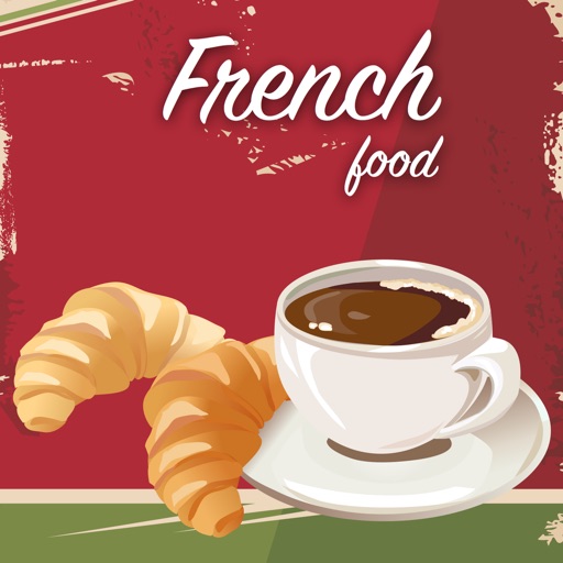 French Food. Quick and Easy Cooking. Best cuisine traditional recipes & classic dishes. Cookbook icon