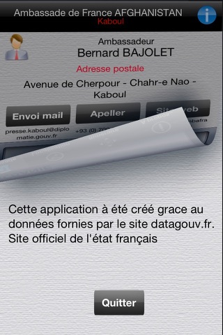 Ambassade de France screenshot 2