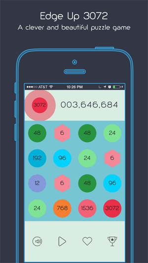 Edge Up 3072 FREE: The Most Addictive Number Puzzle Game(圖1)-速報App