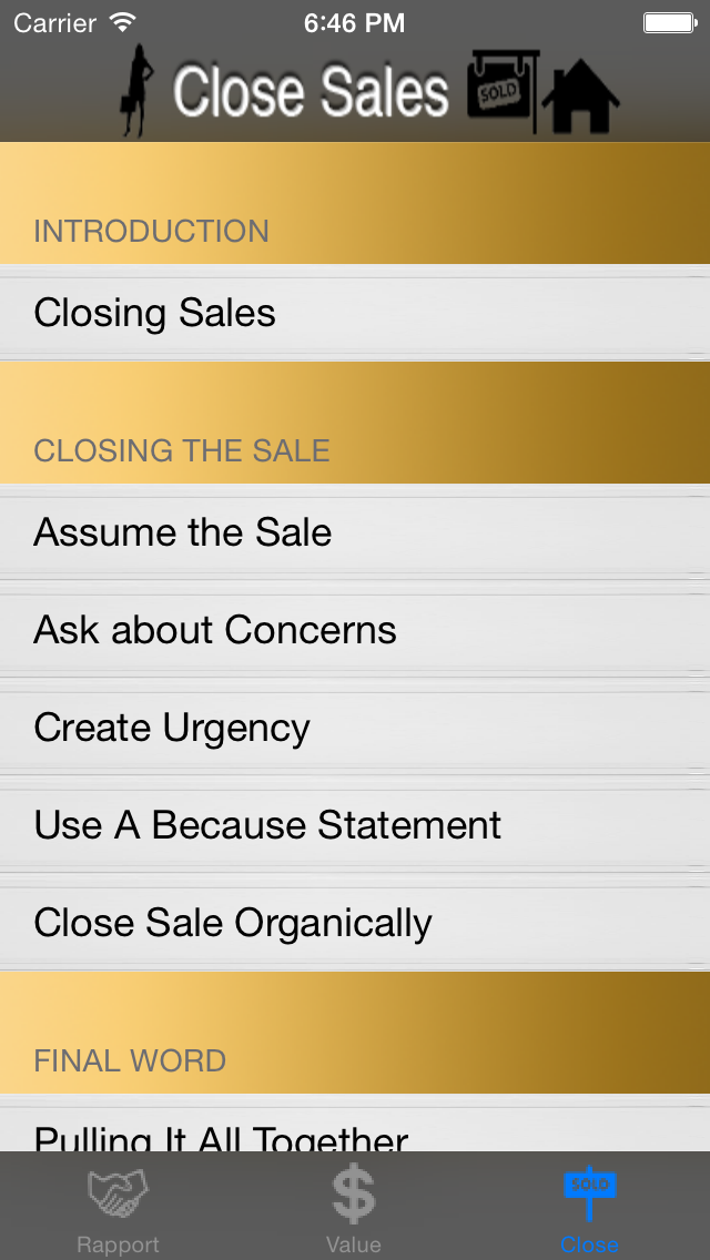 How to cancel & delete Sales Training: Tactics and Techniques from iphone & ipad 4