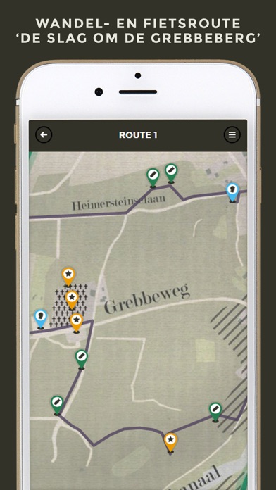 How to cancel & delete De slag om de Grebbeberg - Interactieve route from iphone & ipad 1