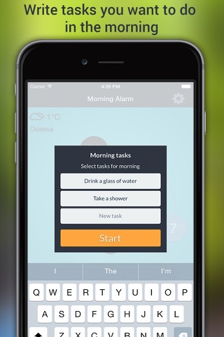 Morning Alarm - Alarm with task list for your morning screenshot 2