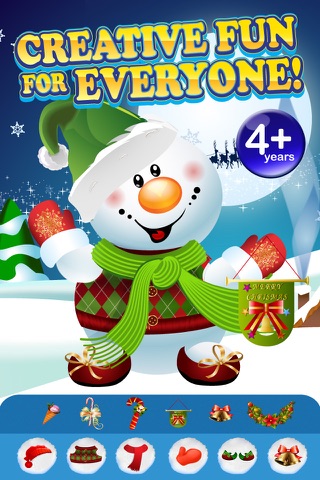 Design and Build My Frozen Snowman Christmas Creation Game - Advert Free App screenshot 4