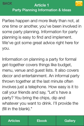Party Planner Guide - A Guide To Planning Perfect Your Party! screenshot 4