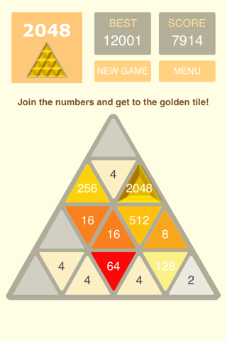 2048 Triangular screenshot 3