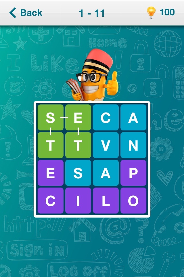 Worders - word search puzzle game, find and guess words on the field screenshot 2