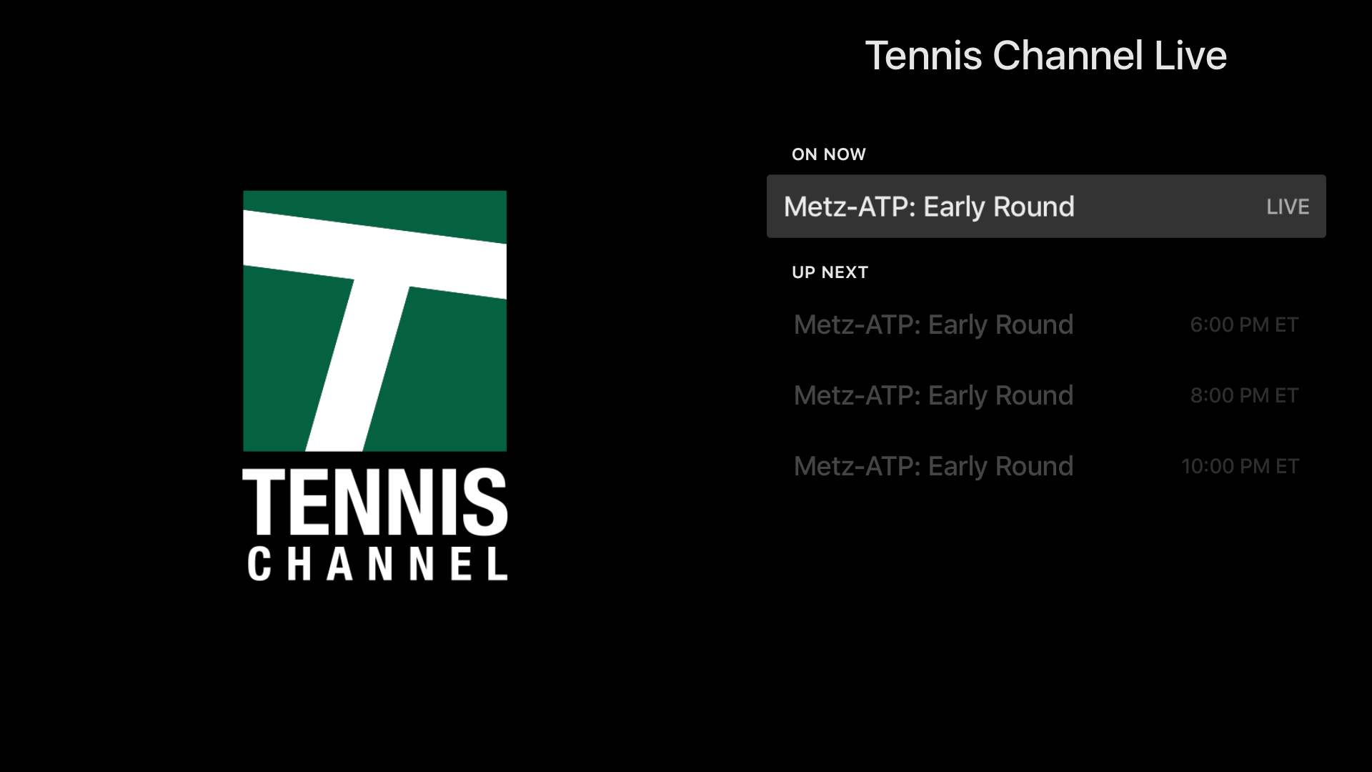 Tennis Channel screenshot 12
