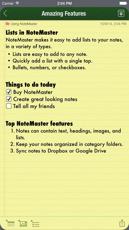 NoteMaster Lite