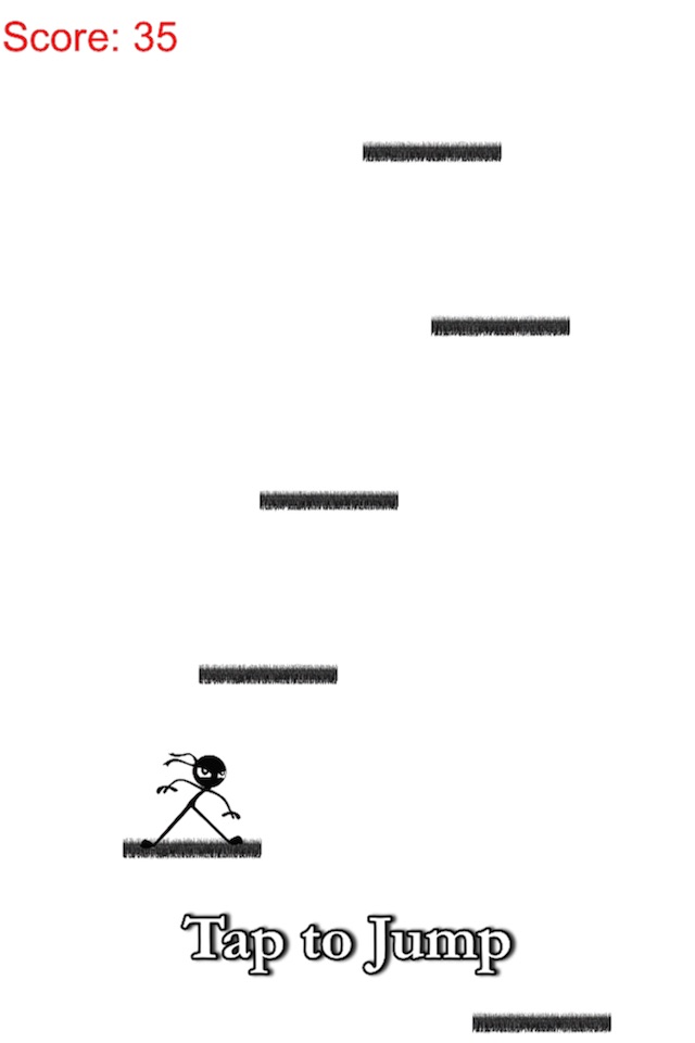 Amazing stickman ninja jump - quick climb to sky free screenshot 3