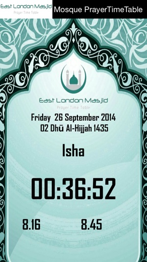 East London Masjid Prayer Time Table(圖3)-速報App