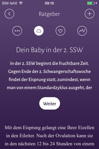 Schwangerschaft App screenshot 2