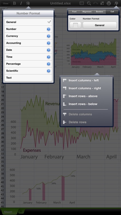 Sheets Suite To Go - for Microsoft Office Excel & Quickoffice Quicksheet edition