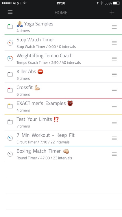 Exact Fitness Timer: Reach Strength, Health and Bodyweight Goals with HiiT Interval Training and Stopwatch.