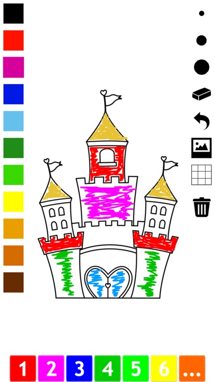 Princess Coloring Book for Girls: Learn to Color Cinderella, Kingdom, Castle, Frog and more