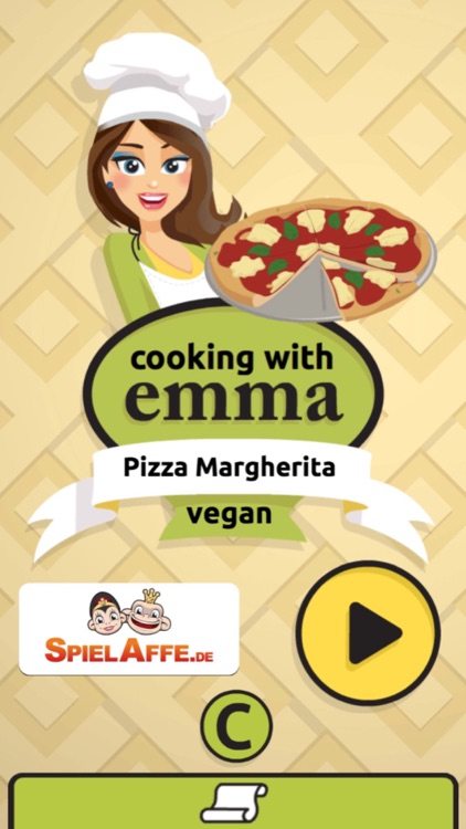 Pizza Margherita: Cooking with Emma - Baking game for Kids: Prepare a classic & vegan italian recipe