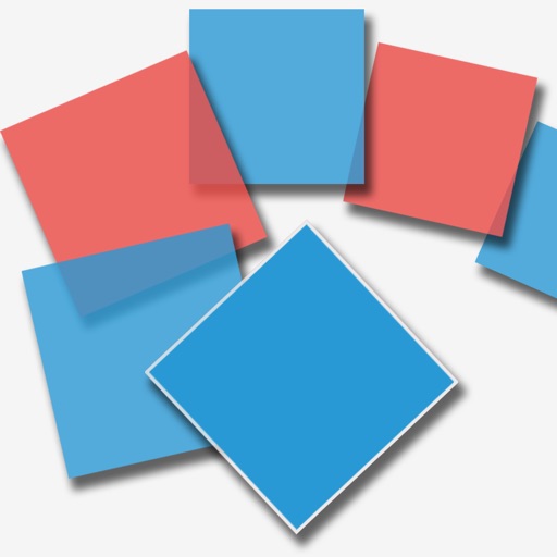 Red vs. Blue - Don't Tap Wrong The Color Tiles iOS App
