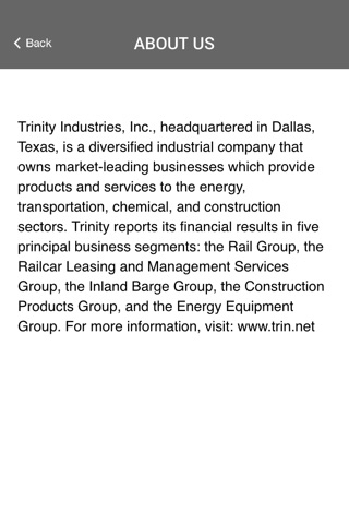 Trinity Investor Relations screenshot 3