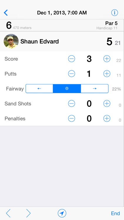 Golf Scores: GPS Rangefinder