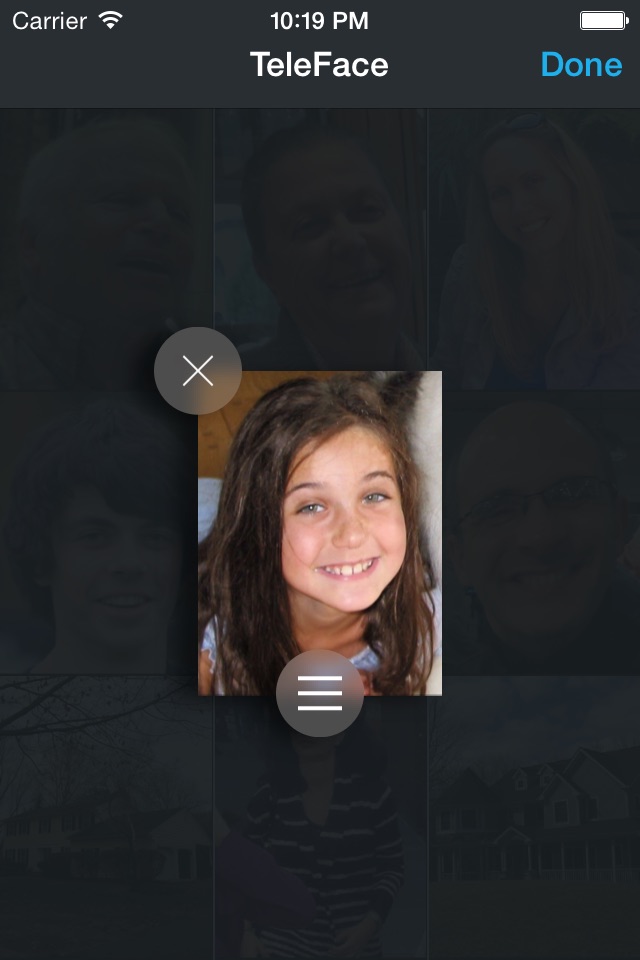TeleFace - quickly call and text your favorite contacts using large pictures screenshot 4