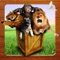Zoo Puzzle : Free animal jigsaw puzzle educational learning game for kids.