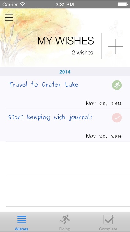 iWish Diary | A positive journaling tool, wish list