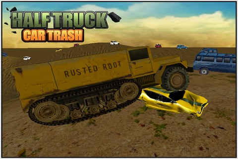 Half Truck Car Trash ( Car Crushing Simulation game ) screenshot 2