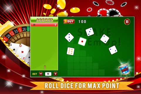 Farkle Addict Game FREE -  Dice 10000 Points to Win Jackpot screenshot 3