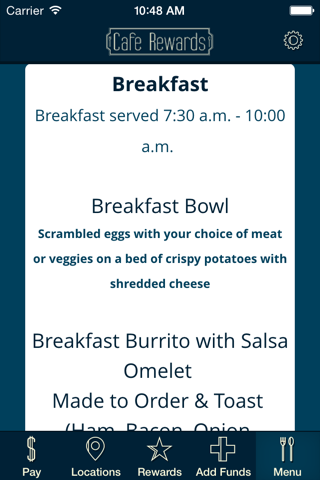 Cafe Rewards screenshot 4