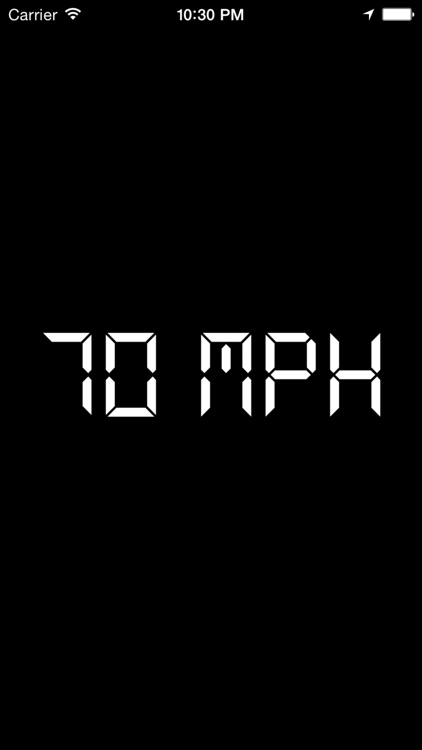 Speaking Speedometer