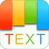rainbow Text : simply text notes, stored & synchronized safely
