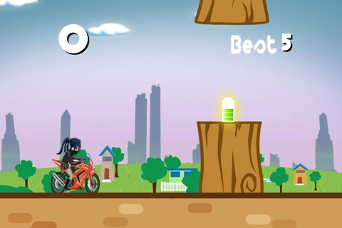 Amazing Ninja Girl Bike Race - Play speed road racing game screenshot 2
