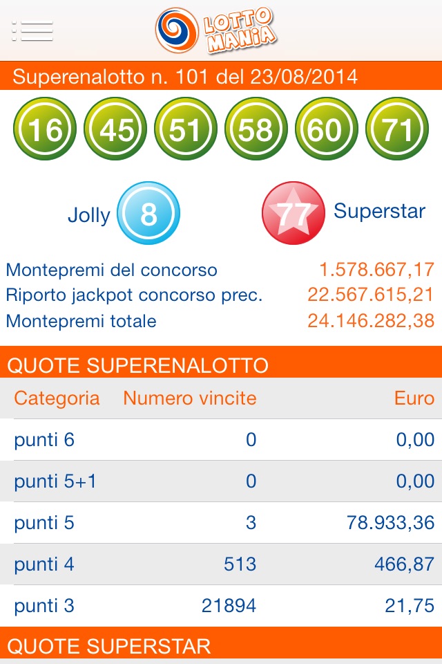 Lotto Mania screenshot 2