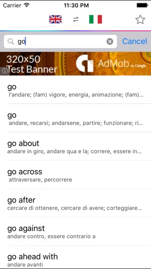 Italian English Dictionary Free(圖1)-速報App