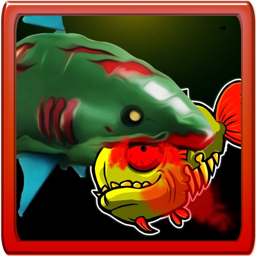 Hungry Zombie Shark Attack Frenzy: Eat the Small Fish