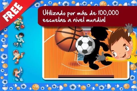 Free Shape Game Sports Cartoon screenshot 4