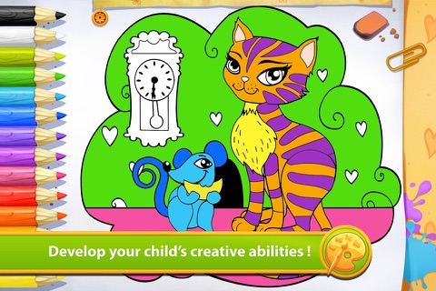Kitties - Living Coloring screenshot 4