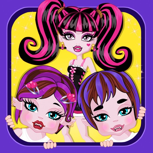 NewBorn Twins Monster Sister free girls games Icon