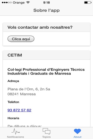 CETIM, Enginyers Manresa screenshot 4