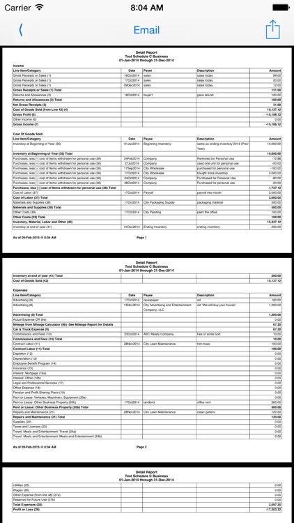 Schedule C screenshot-3