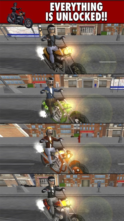 Super Chopper Rider - Fast Motorcycle Racing Game